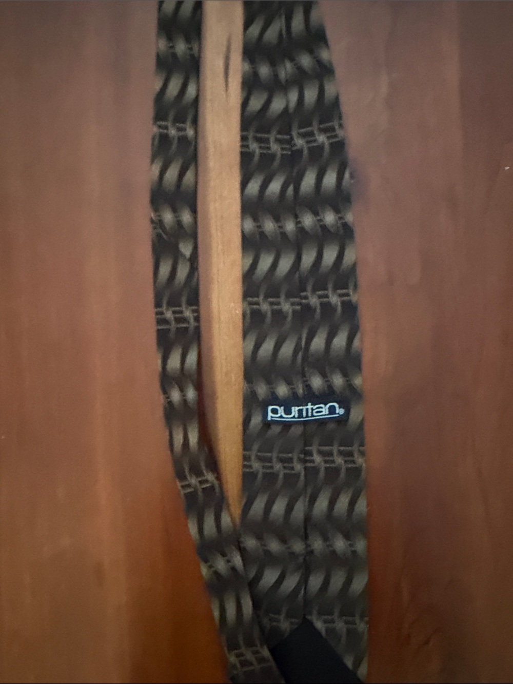 Puritan Brown and Black Wavy Pattern Necktie